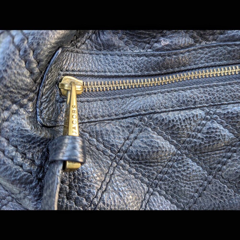 Marc Jacobs 2005 "Stam" Black Quilted Leather Bag, Made in Italy - Picture 4 of 15